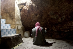 Turkey, Sanliurfa. Cave of the prophet Job, revered by the 3 main monotheistic religions (Christianity, Islam and Judaism).